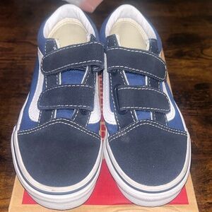 Boys vans velcro straps gently worn
